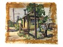 1941 Signed Warren Baumgartner (American, 1894-1963) Landscape Watercolor - #S11-4L