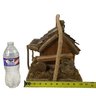 Handmade Rustic Cottage Birdhouse With Stone Chimney - #S1-2