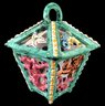 Vintage Italian Majolica Ceramic Lantern - #S8-2