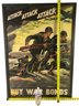 1942 WWII War Bonds Poster Published By The US Government Printing Office - #SW-8
