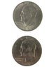 1971 Eisenhower One Dollar & 1978 Eisenhower One Dollar Coins - #JC-B