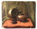 Impressionist Still Life Oil On Board Painting - #S12-4