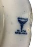 Antique Greville Pattern Flow Blue Soup Bowls (Set Of 4), Made In England - #S4-3