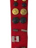U.S. Marine Corps Insignia Sash With Ribbon Bars, Buttons & Badges - #JC-L