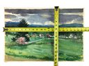 Collection Of Sascha Maurer (1897-1961) Country Landscape Watercolor Paintings - #S12-5