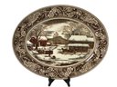 Vintage Johnson Brothers Home For Historic America Thanksgiving 20' Platter - #S7-2
