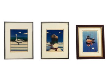 1989 Signed Colin Poole Bird Prints - #S2-4