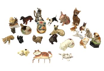 Vintage Porcelain Animal Figurines By Takahashi, Lefton, Towle & More - #BLS