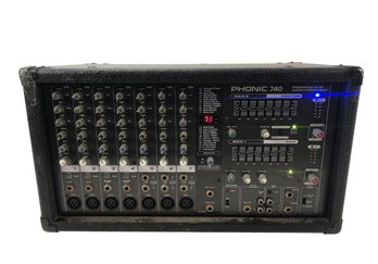 Phonic 740 Power Plus 2X220W Powered Mixer - #S10-1