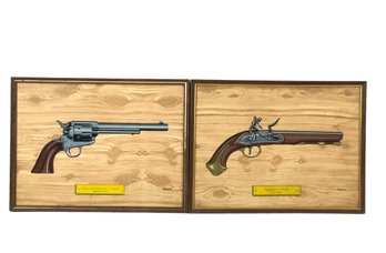 Framed Flintlock Pistol Wall Art - #S2-3
