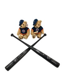 Autographed Louisville Slugger NY Yankees Bats & Good Stuff Mets Plush Bears - #S23-5