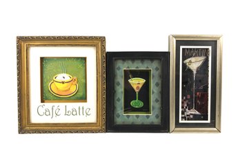 Cafe Latte & Will Rafuse Martini Wall Art Prints - #S13-2