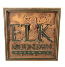 Elk Mountain Amber Ale 3D Tavern Sign - #LBW-W