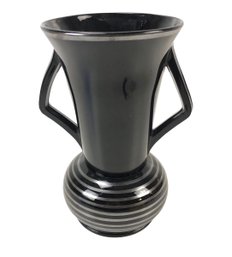 LE Smith Black Glass Vase - #S6-3