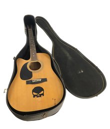 Johnson Dreadnought Acoustic Guitar, Model JG-624-CEN With Case - #BR
