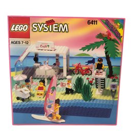 1992 LEGO System Sand Dollar Cafe 6411 & LEGO Basic 814 - #S1-5