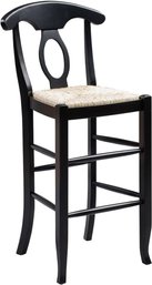 Black Napoleon Keyhole Rush Barstool By Boraam Industries (NEW) - #BR