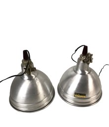 Vintage ACME-Lite Flood Lamp Set With Original Case, WORKS - #S15-4
