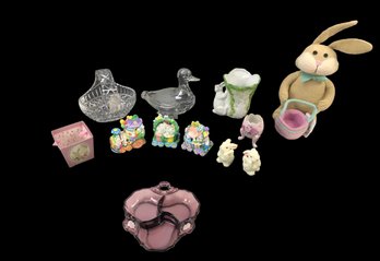 Easter Collection: Wool Plush Bunny, Bunny Town Train, Snowbabies Bunnies & More - #S9-1