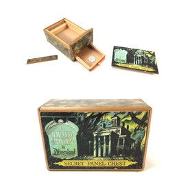 Vintage Disneyland Haunted Mansion Secret Panel Chest Puzzle Box, Made In Japan - #FS-5