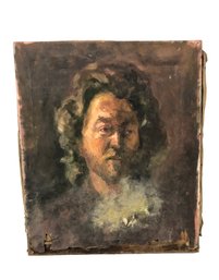 Ashcan School Oil On Canvas Portrait Painting - #SW-F