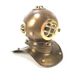 Vintage Steampunk Decorative Metal Deep Sea Diving Helmet - #FS