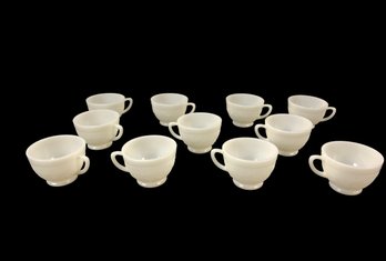 Anchor Hocking Sandwich Pattern Cups, Set Of 11 - #S1-2