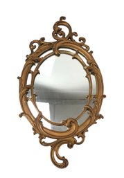 Vintage Syroco Gilded Wood Mirror - #S3-F
