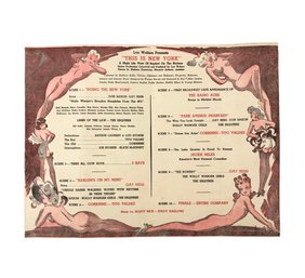 1940s Lou Walters Original Latin Quarter NY Nightclub Program - #S11-5