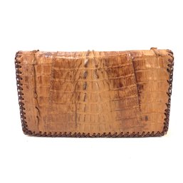 Vintage Genuine Alligator Leather Wallet - #FS-5