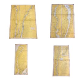 Collection Of 1960s Hudson River Coast & Geodetic Survey Maps, Set Of 4 - #S10-4