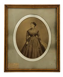 Framed 1867 Portrait Photograph - #BW-A7