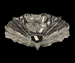 Mikasa Hibiscus Frost Centerpiece Bowl, Made In Germany - #S8-2