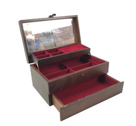 Large 3-Tier Jewelry Box - #S7-1