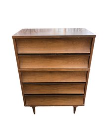 Mid-Century Modern 5-Drawer Tall Dresser, Possibly Johnson Carper - #BR