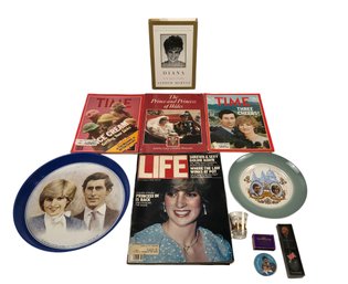 British Royals Prince Charles & Princess Diana 'The Wedding Of The Century' Collectibles - #S1-3