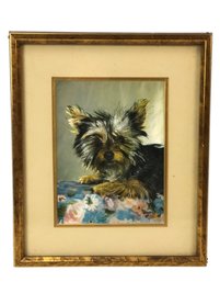 Framed Yorkie Art Print - #RBW-F