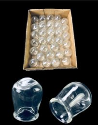Collection Of Vintage Glass Cupping Massage Therapy Jars (Set Of 31) - #S6-1