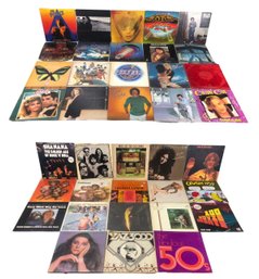 Collection Of Vinyl Records: Boston, Culture Club, Journey, The Police, Rolling Stones, U2 & More - #S15-2