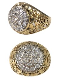 10K Yellow Gold 1-Carat Diamond 'Rolex' Ring, Men's Size 10-1/2 - #JC-B