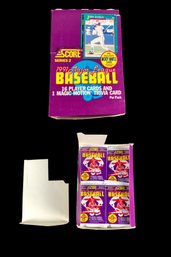 1991 Score Series 2 Baseball Wax Box - #S23-3