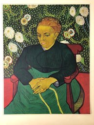 La Berceuse Art Print By Vincent Van Gogh - #S28-2R