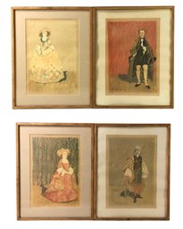 Collection Of Theater Costume Design Offset Lithographs By Deidre Clancy - #A8