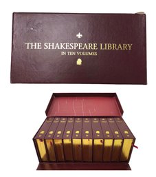 The Shakespeare Library In Ten Volumes Hardcover Book Set - #S18-2
