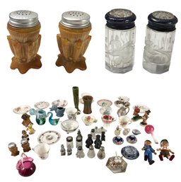 Collection Of S&P Shakers, English Bone China, Goebel Figures, McCoy Pottery Vases & More - #S4-3