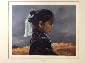 'Little Girl' Lithograph, Signed Ray Swanson (American, 1937-2004) - #S11-5