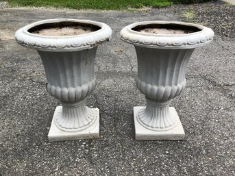 Fiberglass Garden Urns (Set Of 2) - #FF