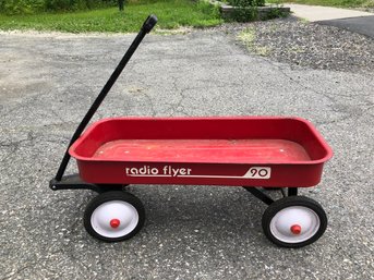 Vintage Radio Flyer 90 Red Wagon - #BR