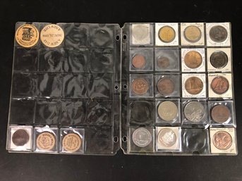 Collection Of Ship Tokens, Medals & Wooden Nickels - #S4-2