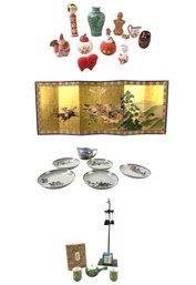 Japanese Bisque Figurines, Noritake, Terra Cotta Figurines, Tea Set & More - #S7-1